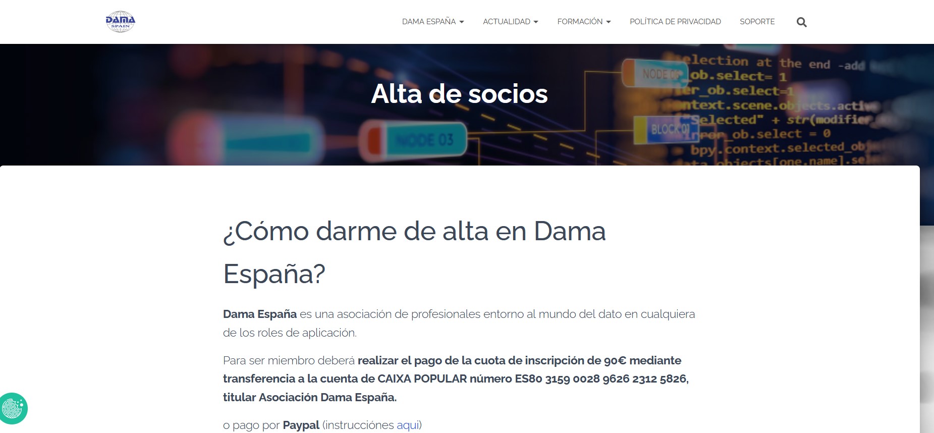 Hazte socio de DAMA España